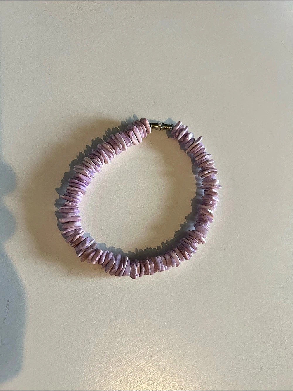 Purple Beaded Bracelet